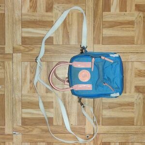 Fjallraven x Acne Studios Pink/Blue Limited Edition Crossbody